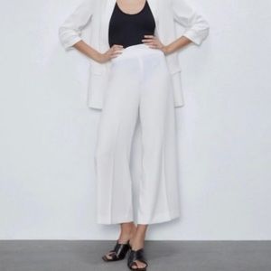 NEW WITH TAGS ZARA HIGH WAIST WIDE LEG CULOTTE